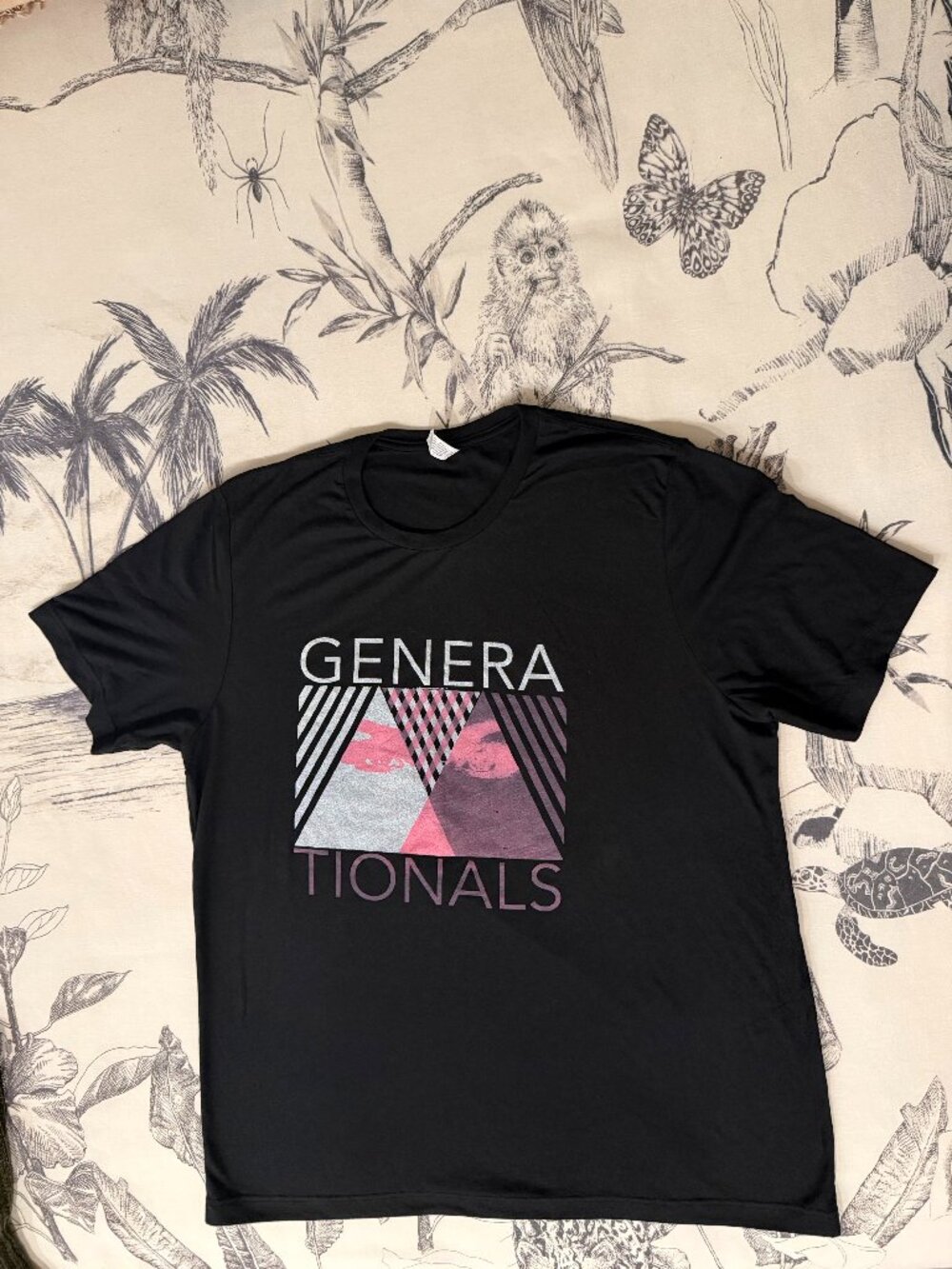 Generationals Band T-Shirt XL Indie Pop Tour Merch Geometric Graphic